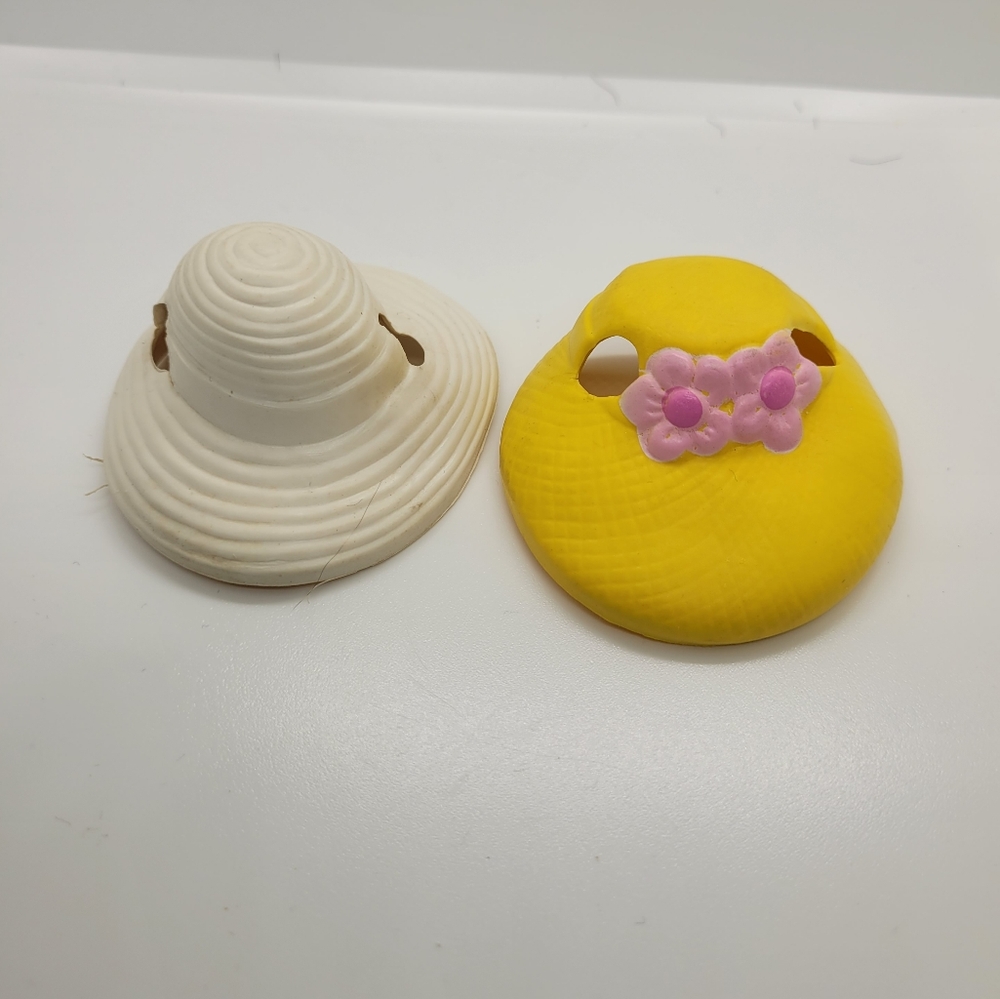 My Little Pony Yellow and White Textured Hats
